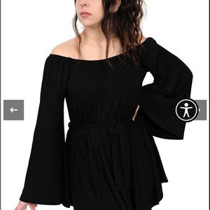 Foxblood Flowy Romper